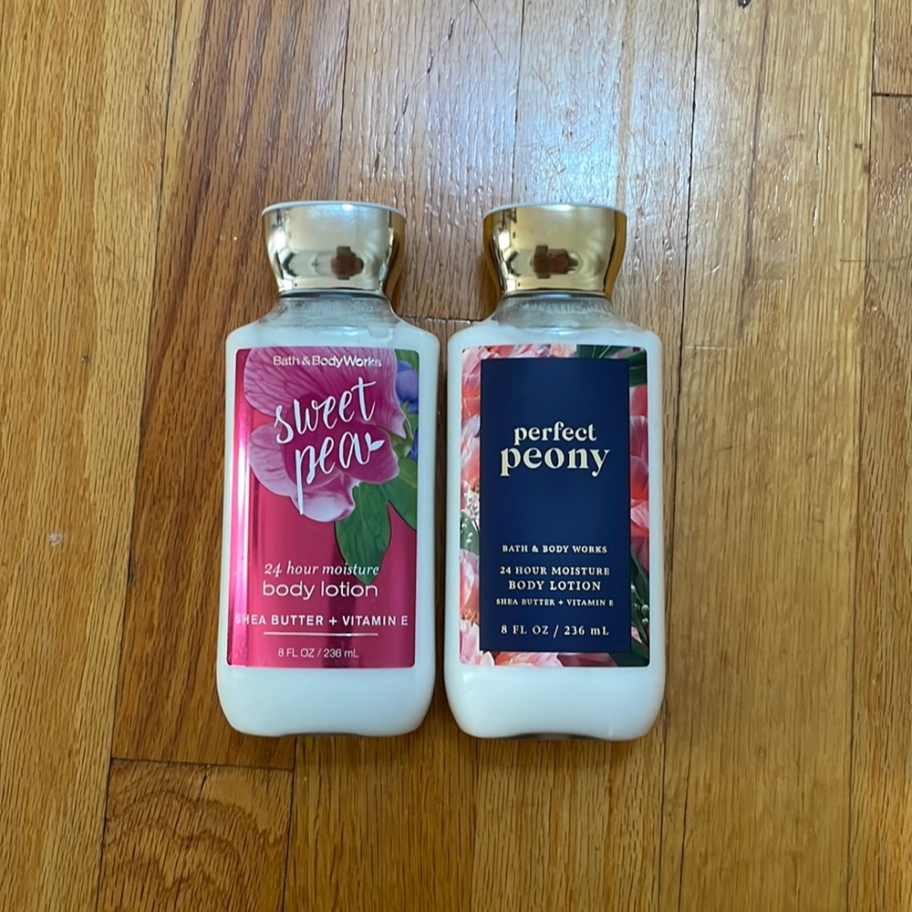 Bath and Body Works lotions